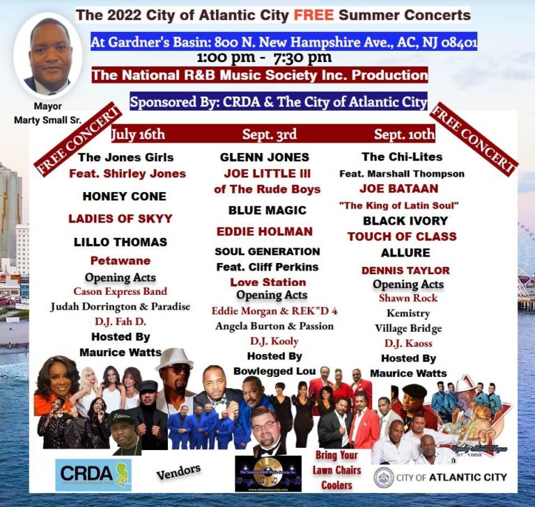 The 2022 Atlantic City Free Summer Concerts Joe Bataan Official Website